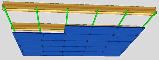 Перфорированный приточный потолок ЭПС