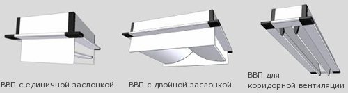 Zuluftventil Decke auch Ganglüftung